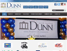 Tablet Screenshot of dunnchamber.com